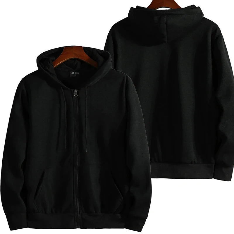 Hoodie con cierre completo – Corte holgado hombre