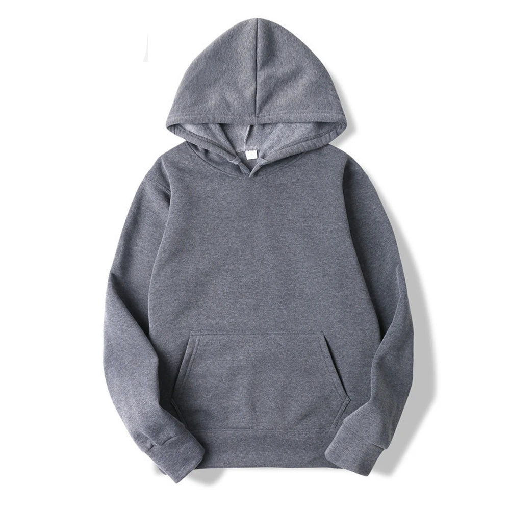 Hombre y mujer Pullover Spring Autumn Casual Hoodie Sweatshirts Solid Color Hoodies Oversize Black Sweatshirt For Male