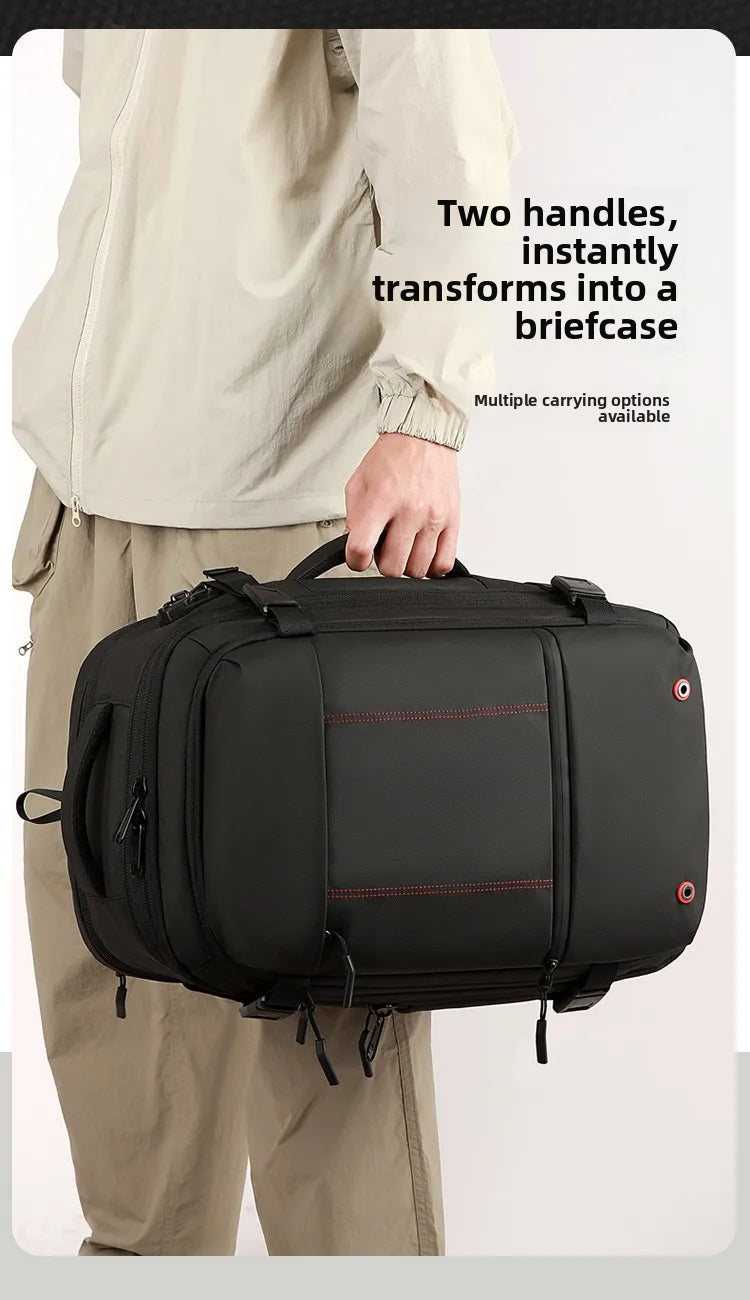 Mochila multifuncional compresión al vacío unisex | Equipaje de mano con compartimento portátil
