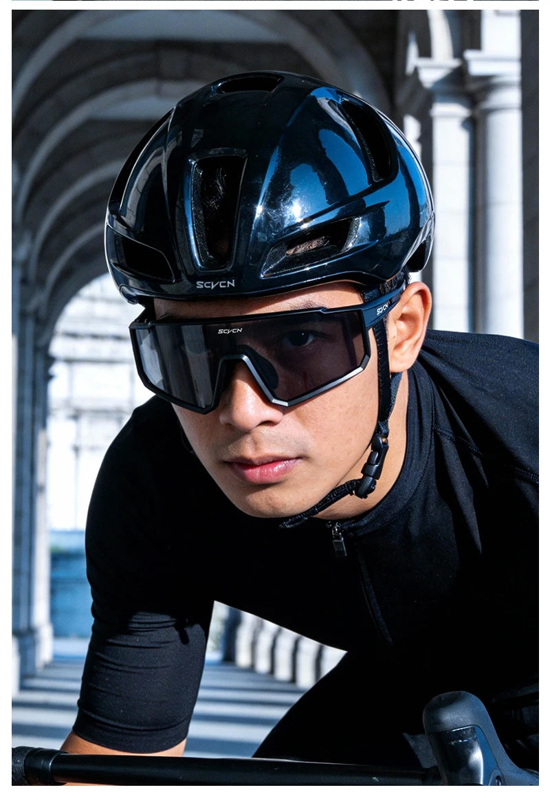 SCVCN Outdoor Cycling Sunglasses Men MTB Road Driving Bike Glasses Sports Hiking Women Bicycle Cycling Glasses UV400 Goggles