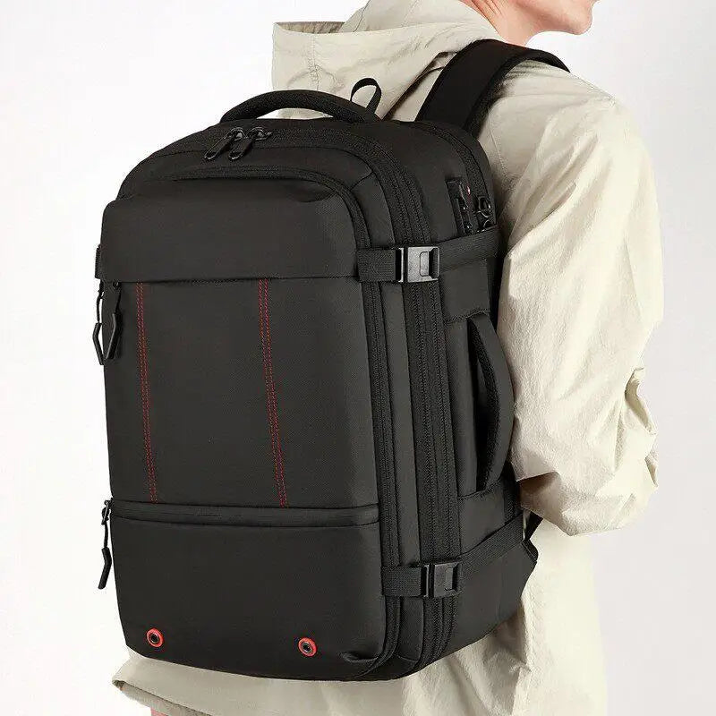 Mochila multifuncional compresión al vacío unisex | Equipaje de mano con compartimento portátil