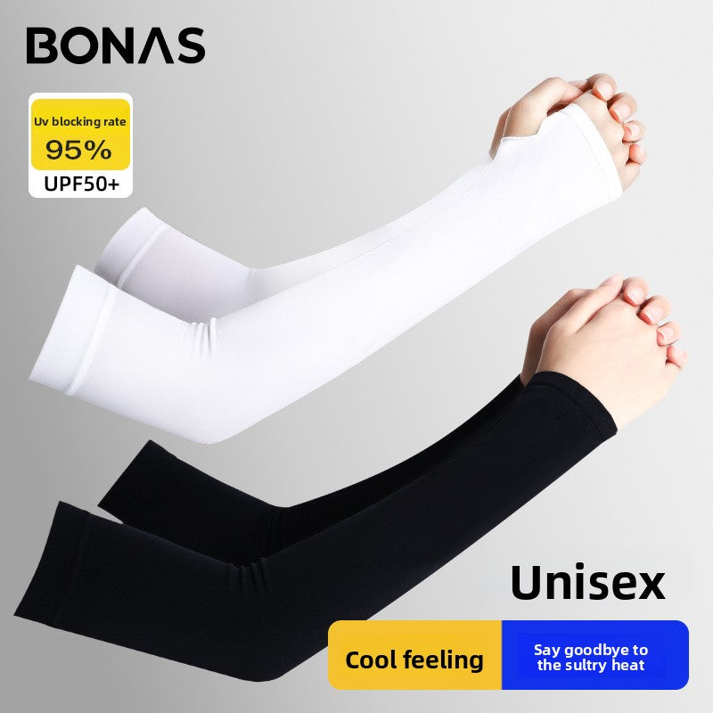 Mangas refrescantes unisex con protección UV para actividades al aire libre