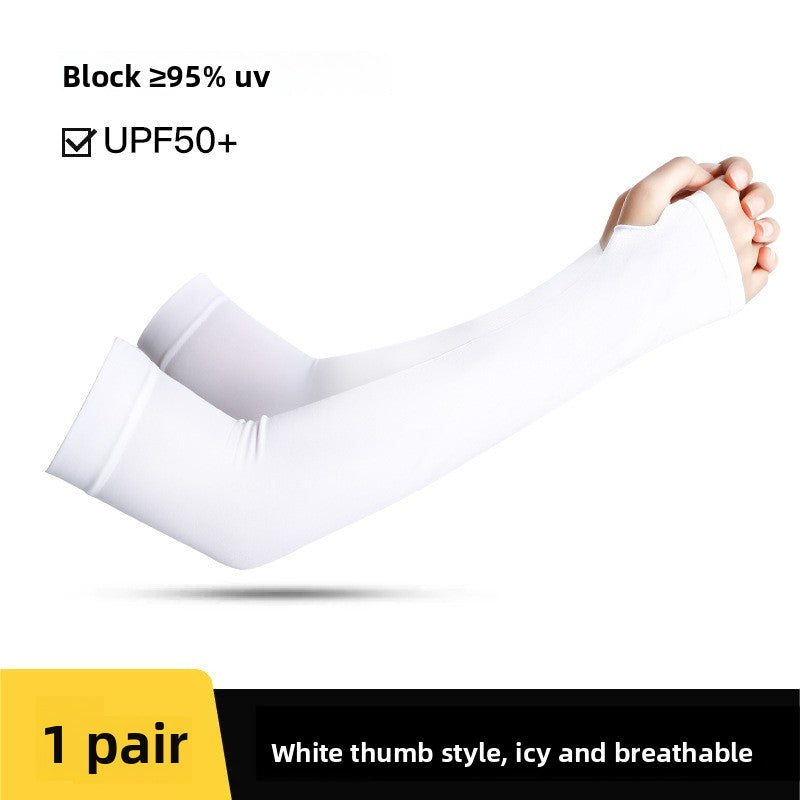 Mangas refrescantes unisex con protección UV para actividades al aire libre