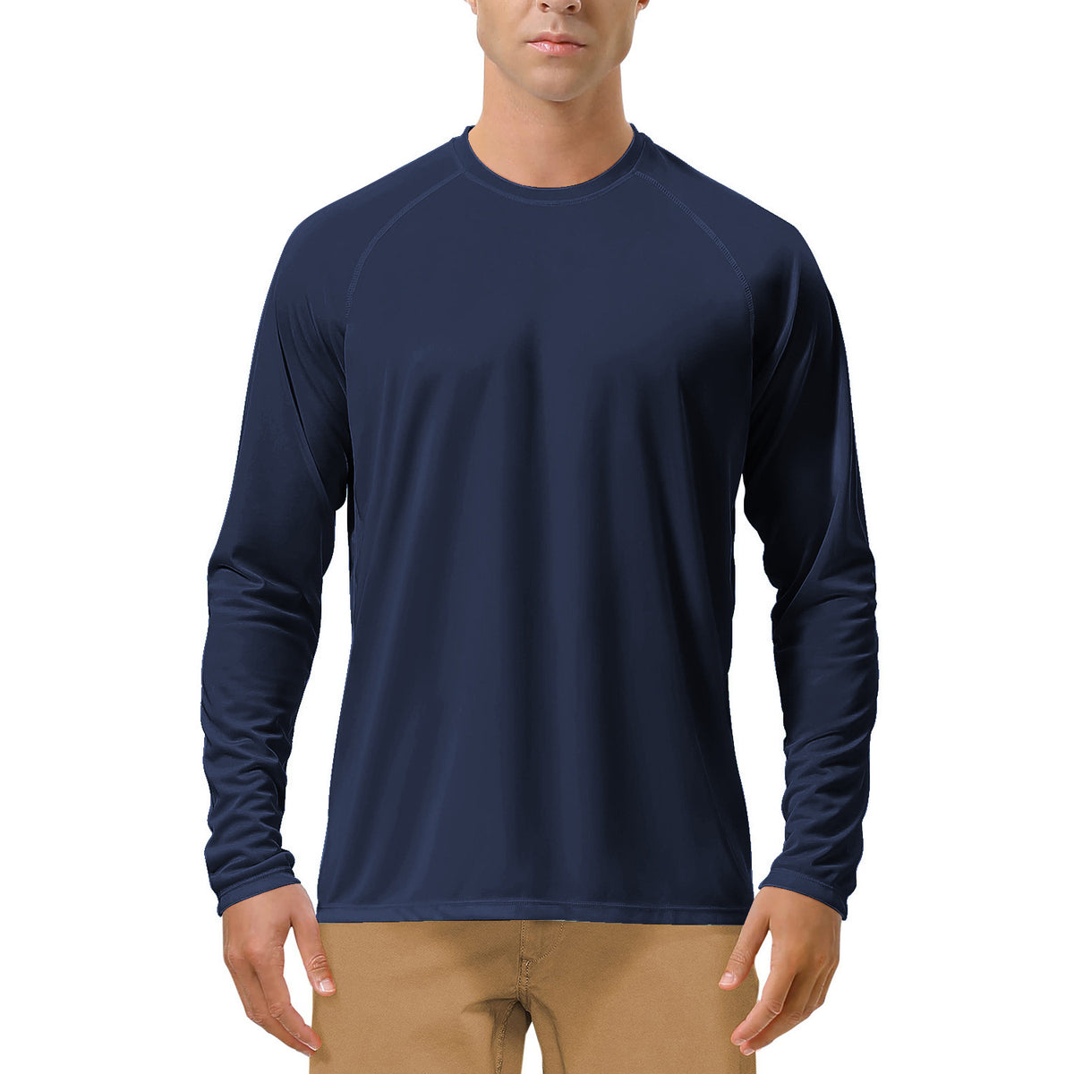 Camisa elástica de manga larga con protección solar UPF50+