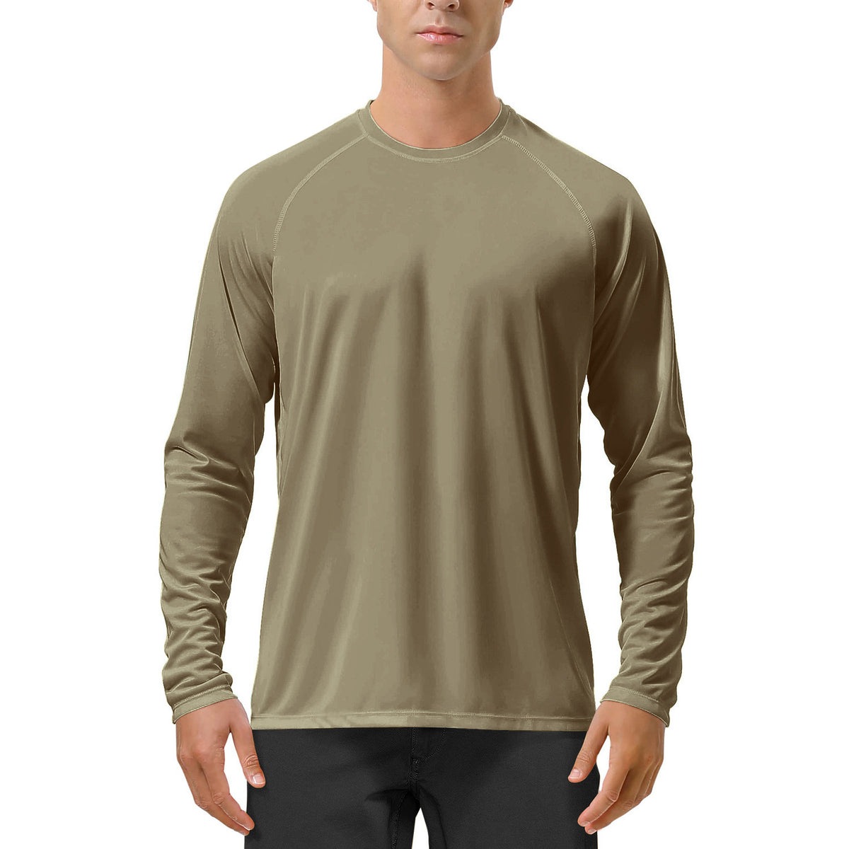 Camisa elástica de manga larga con protección solar UPF50+