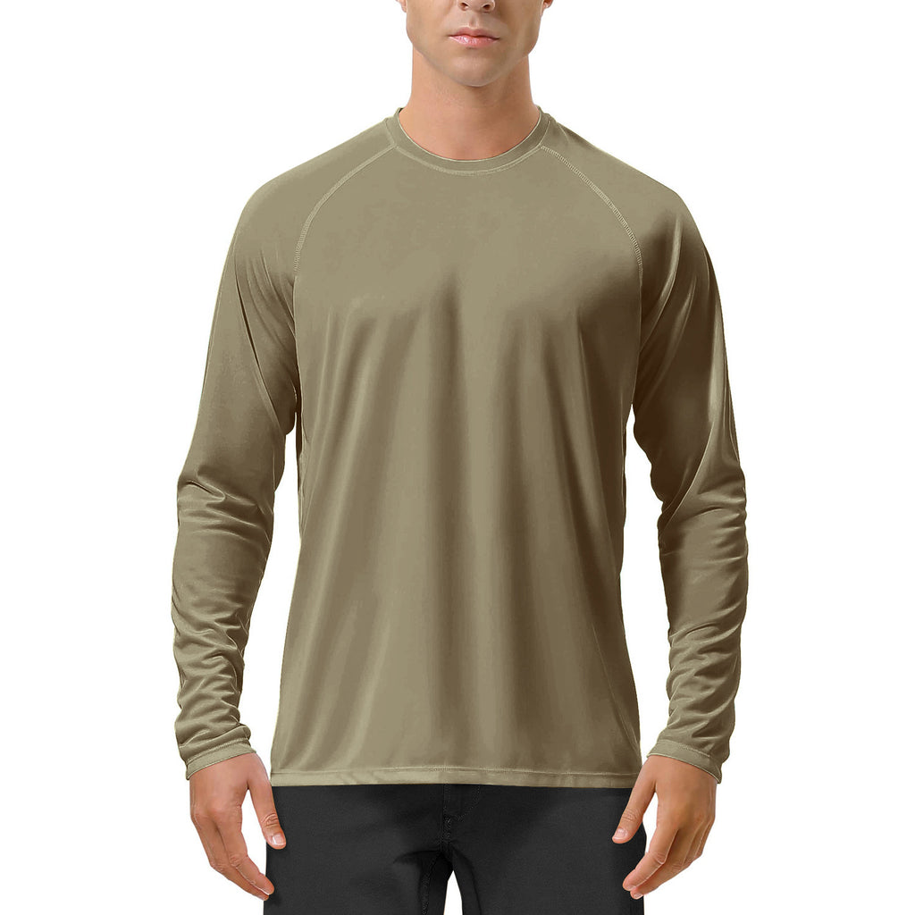 Camisa elástica de manga larga con protección solar UPF50+